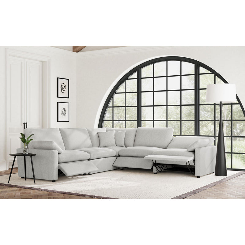 Coaster Furniture Collins 609560P 5-piece Modular Power Reclining Sectional - Grey IMAGE 12