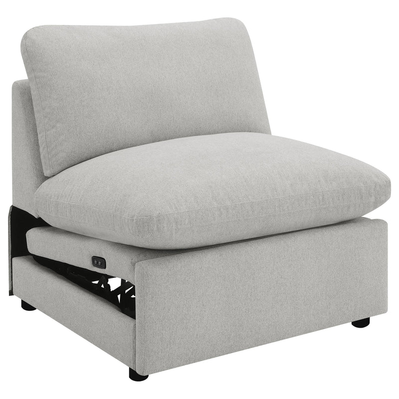 Coaster Furniture Collins 609560P 5-piece Modular Power Reclining Sectional - Grey IMAGE 4
