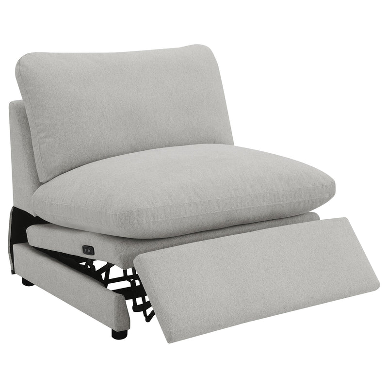 Coaster Furniture Collins 609560P 5-piece Modular Power Reclining Sectional - Grey IMAGE 5