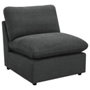 Coaster Furniture Collins 609530P 5-piece Modular Power Reclining Sectional - Dark Grey IMAGE 3