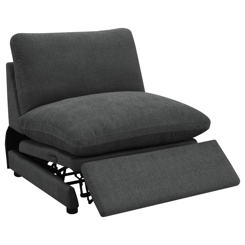 Coaster Furniture Collins 609530P 5-piece Modular Power Reclining Sectional - Dark Grey IMAGE 5