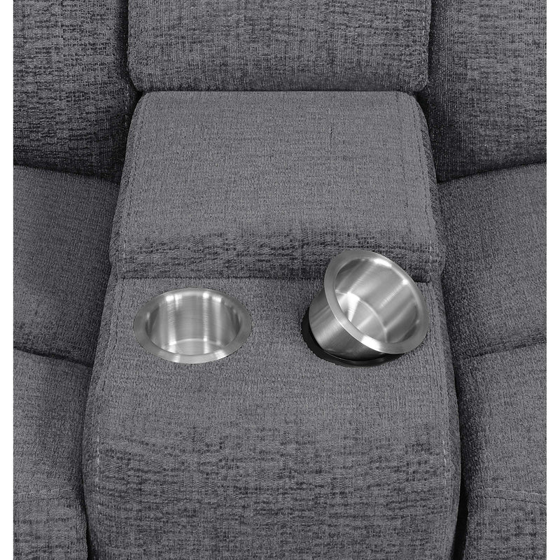 Coaster Furniture Bahrain 609540P 6-piece Modular Power Reclining Sectional - Charcoal IMAGE 12