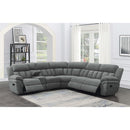 Coaster Furniture Bahrain 609540 6-piece Modular Reclining Sectional Sofa - Charcoal IMAGE 7