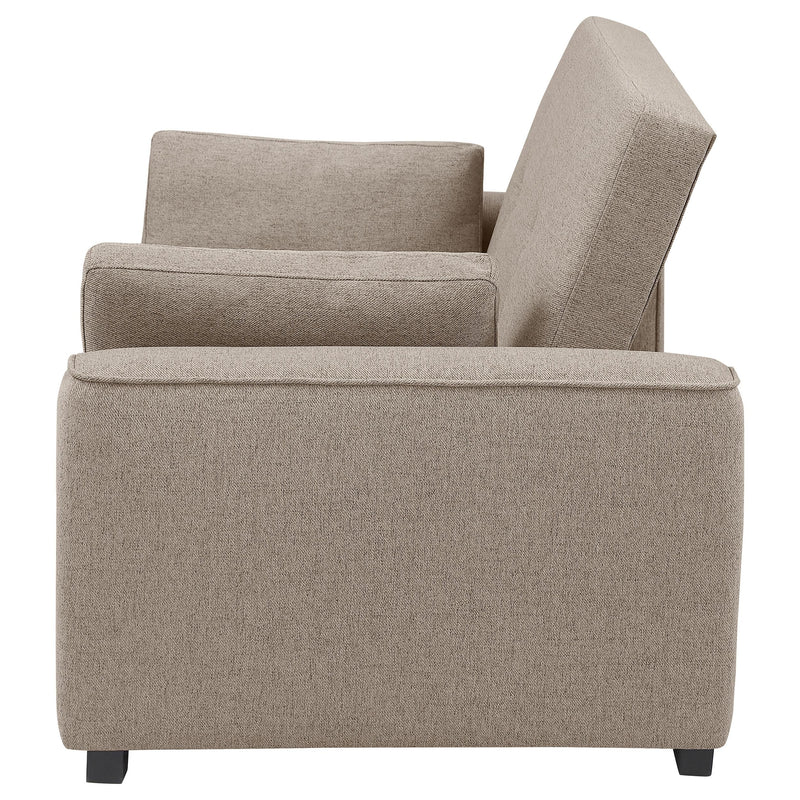 Coaster Furniture Edith 360146 Upholstered Convertible Sleeper Sofa Bed - Beige IMAGE 6
