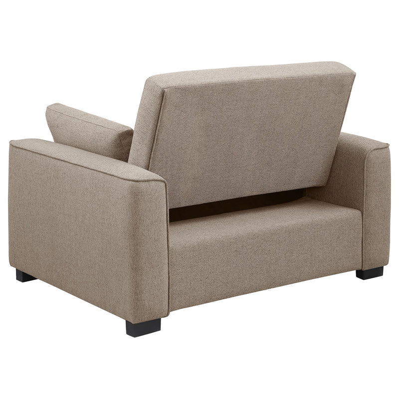 Coaster Furniture Edith 360146 Upholstered Convertible Sleeper Sofa Bed - Beige IMAGE 7