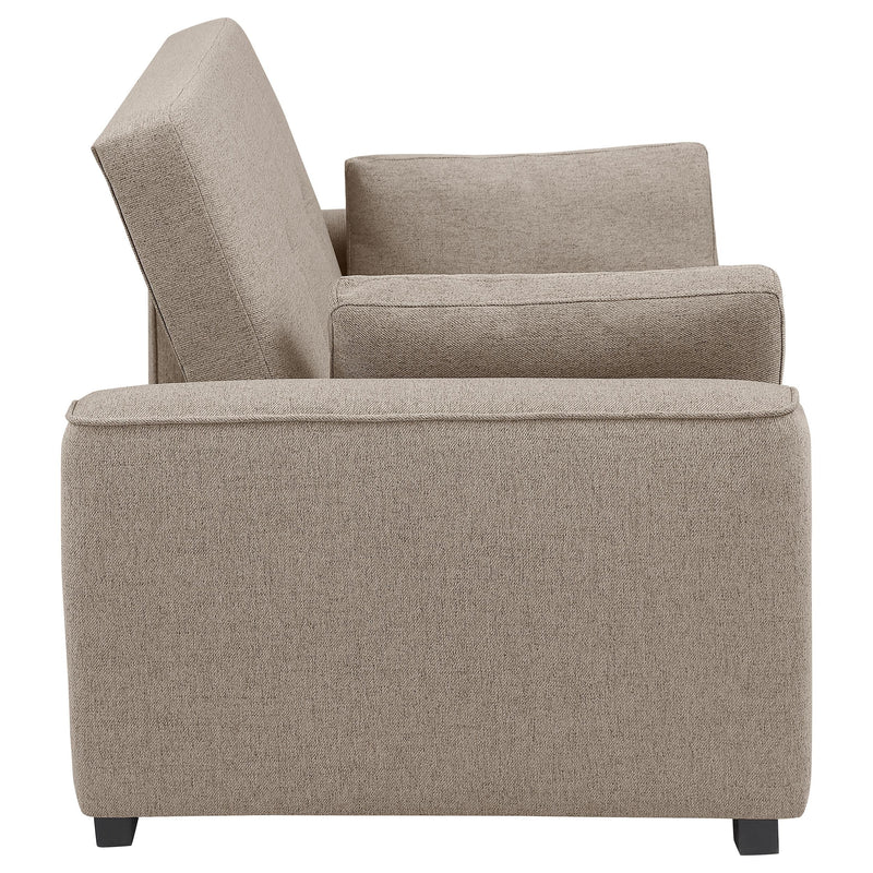 Coaster Furniture Edith 360146 Upholstered Convertible Sleeper Sofa Bed - Beige IMAGE 9