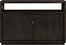 Oxford - 54" Solid Wood Media Console - Basalt Gray