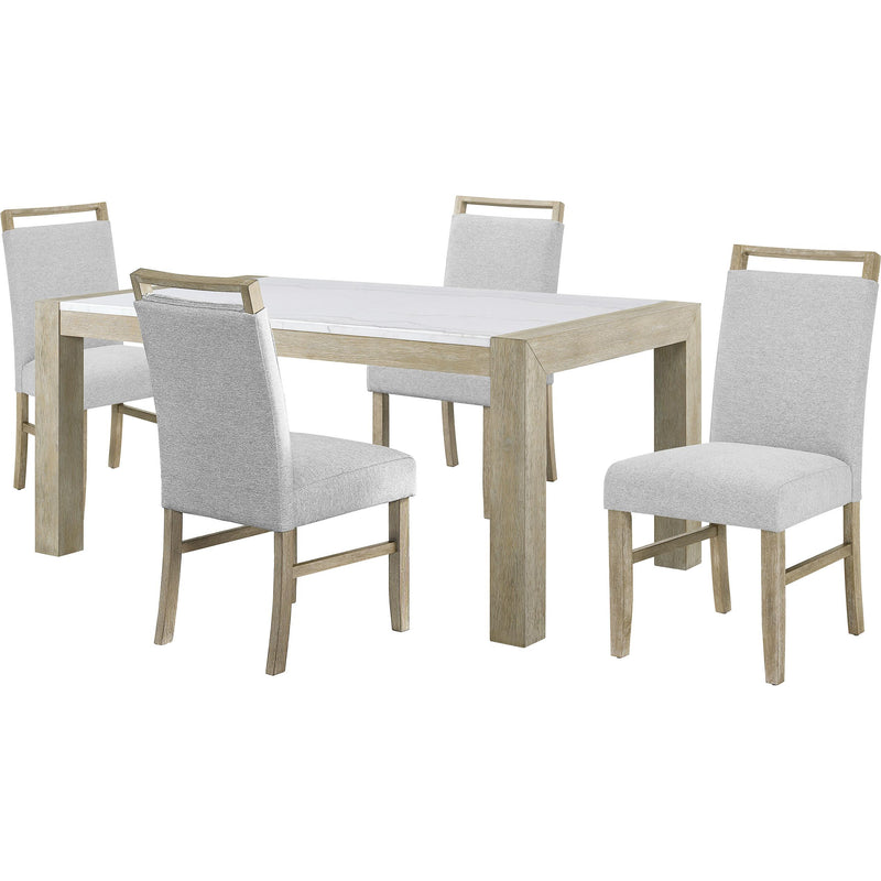  Crown Mark Dune 1321T-3866 Genuine Marble Dining Table IMAGE 4