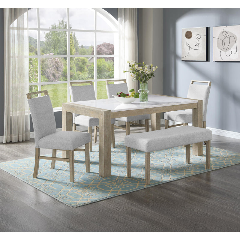  Crown Mark Dune 1321T-3866 Genuine Marble Dining Table IMAGE 5