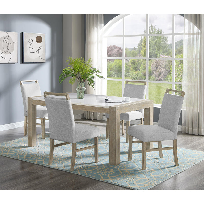  Crown Mark Dune 1321T-3866 Genuine Marble Dining Table IMAGE 6