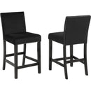  Crown Mark Lennon 1715SET-AB 5 pc Counter Height Dinette - Black IMAGE 3