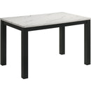  Crown Mark Resia 2120T-3048 Dining Table - White IMAGE 1