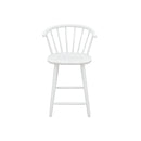  Crown Mark Janna 2981WH-24 Counter Height Stool - White IMAGE 2