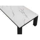  Crown Mark Ivy 4170SET-WH 3 pc Cocktail Table Set - Faux Marble White IMAGE 4
