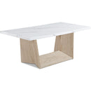  Crown Mark Adea 4226WO-SET 3 pc Cocktail Table Set - White Oak IMAGE 2