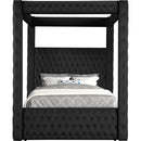  Crown Mark Annabelle 5114BK-Q Queen Canopy Bed - Black IMAGE 3