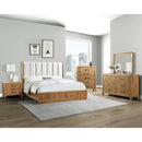  Crown Mark Westcott B1500-Q Queen Bed - Cerused Natural IMAGE 3