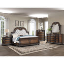  Crown Mark Stanley B1610-Q Queen Bed - Coffee Brown IMAGE 3