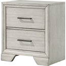 Crown Mark Jaymes B6582-2 Nightstand - White Mist IMAGE 1