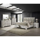  Crown Mark Jaymes B6582-K King Storage Bed - White Mist IMAGE 3