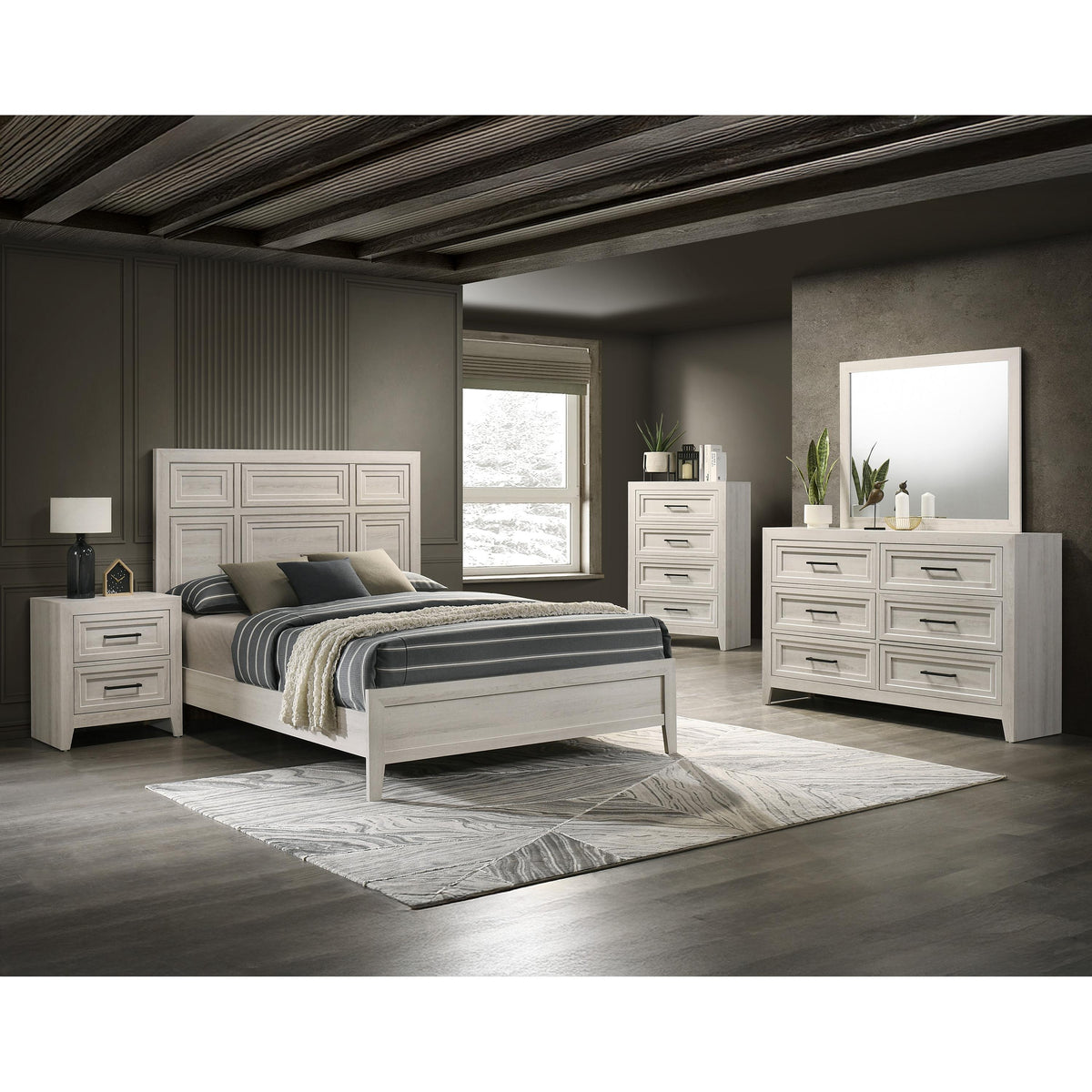  Crown Mark Lorraine B6600-2 Nightstand IMAGE 2