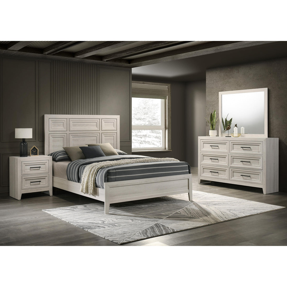 Crown Mark Lorraine B6600-2 Nightstand