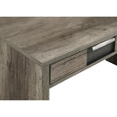 Crown Mark Rangley B6830-DESK Writing Desk - Grey/Brown IMAGE 4