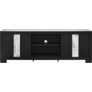 Crown Mark Rangley B6835-99 TV Stand - Black IMAGE 2