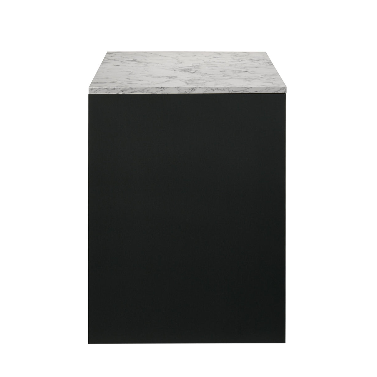  Crown Mark Rangley B6835-DESK Writing Desk - Black IMAGE 2