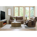 Signature Design by Ashley Beckley Place PC9180218 Power Reclining Loveseat with Console and Adjustable Headrest IMAGE 17