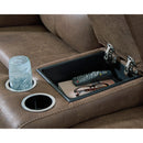 Signature Design by Ashley Beckley Place PC9180218 Power Reclining Loveseat with Console and Adjustable Headrest IMAGE 7