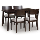  Signature Design by Ashley Mallenette PCD607-225 Dining Room Table Set IMAGE 1