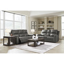  Signature Design by Ashley Bleckley PCU1200018 Power Reclining Loveseat with Console and Adjustable Headrest IMAGE 9
