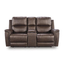  Signature Design by Ashley Bleckley PCU1200118 Power Reclining Loveseat with Console and Adjustable Headrest IMAGE 2