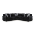 Signature Design by Ashley Midnight-Madness 98103S26 5 pc Sectional IMAGE 1