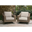  Signature Design by Ashley Laguna Heights PCP790-821 Swivel Lounge with  Cushion IMAGE 5