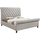  Crown Mark Kate 5103LG King Platform Bed - Light Grey Tweed IMAGE 1