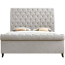  Crown Mark Kate 5103LG Queen Platform Bed - Light Grey Tweed IMAGE 2