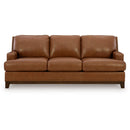  Signature Design by Ashley Saonara Stationary Leather Match Sofa PC7310938 IMAGE 2