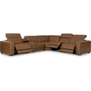  Signature Design by Ashley Magic Man Power Reclining Leather Match 6 pc Sectional PCU1070031/PCU1070046A/PCU1070057/PCU1070058/PCU1070062/PCU1070077 IMAGE 2