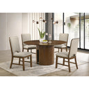  Crown Mark Round Shari Dining Table with Pedestal Base 2159T-59-TOP/2159T-59-LEG IMAGE 3