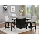  Crown Mark Square Sebastian Counter Height Dining Table with Pedestal Base 2725T-4848 IMAGE 3