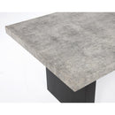  Crown Mark Square Sebastian Counter Height Dining Table with Pedestal Base 2725T-4848 IMAGE 4