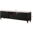  Crown Mark Britany TV Stand with Cable Management 4813BK-9 IMAGE 6