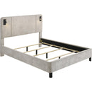  Crown Mark Freya King Upholstered Panel Bed 5272LG-K-HBFB/5272LG-KQ-RAIL IMAGE 2