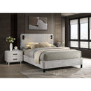  Crown Mark Freya King Upholstered Panel Bed 5272LG-K-HBFB/5272LG-KQ-RAIL IMAGE 3