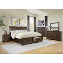  Crown Mark Claribelle King Panel Bed with Storage B1810-K-HB/B1810-K-FBD/B1810-KQ-RAIL IMAGE 3