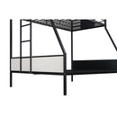  Furniture of America Molton FM-BK904BK-TF Twin/Full Metal Bunkbed IMAGE 3