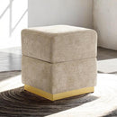  Furniture of America Krysten FM-AC8005GY Storage Stool IMAGE 1