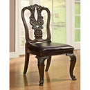 Furniture of America Bellagio CM3319T-7PC-FABRIC 7 Pc Dining Table Set IMAGE 4